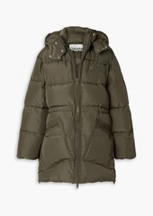 GANNI - Oversized quilted shell jacket - Green - L/XL