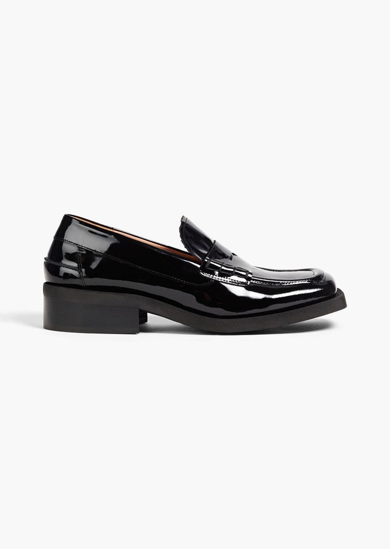 GANNI - Patent-leather loafers - Black - EU 35