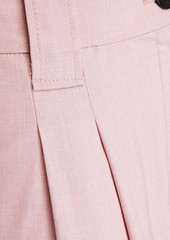 GANNI - Pleated wide-leg pants - Pink - DE 44