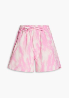 GANNI - Printed shell shorts - Pink - DE 34