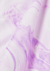 GANNI - Printed swimsuit - Purple - DE 32