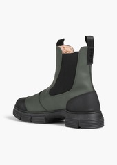 GANNI - Rubber Chelsea boots - Green - EU 40