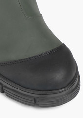 GANNI - Rubber Chelsea boots - Green - EU 40