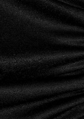 GANNI - Ruched cutout crepe maxi dress - Black - DE 32