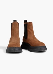 GANNI - Suede Chelsea boots - Brown - EU 36