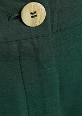 GANNI - Woven tapered pants - Green - DE 34