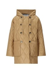 GANNI  BEIGE QUILTED JACKET