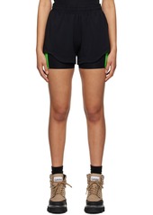 GANNI Black Active Shorts