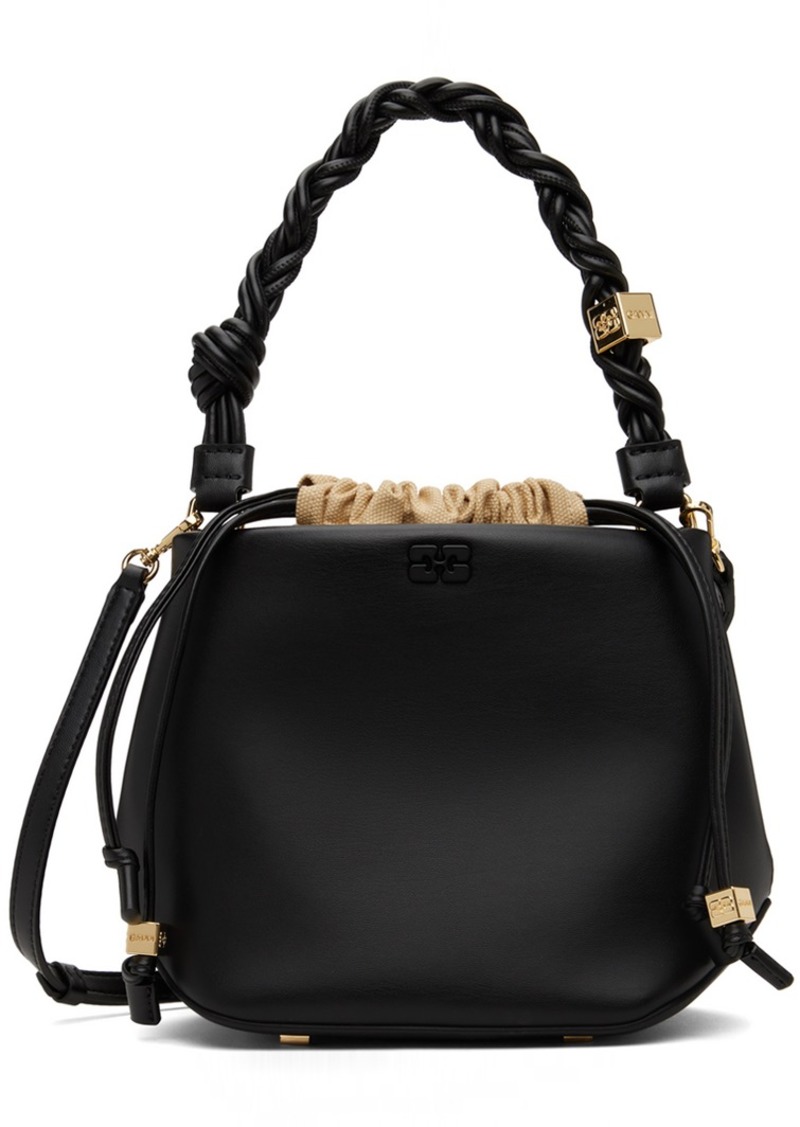 GANNI Black Bou Bucket Bag