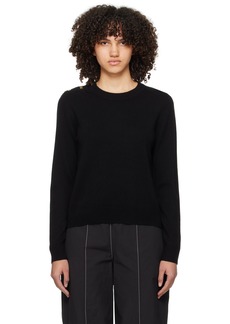 GANNI Black Buttoned Sweater
