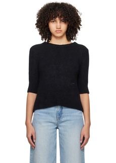 GANNI Black Open Back Sweater