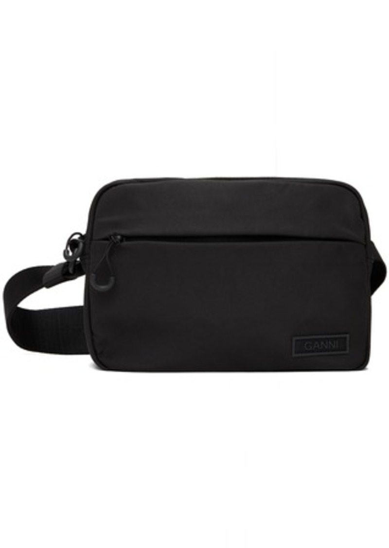 GANNI Black Tech Festival Bag