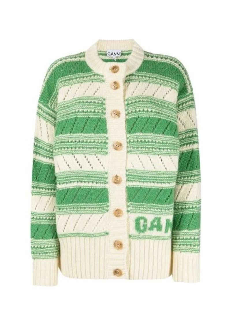 GANNI Cardigan Sweater
