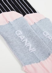 GANNI Cotton Blend Socks