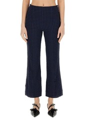 GANNI CROPPED FIT PANTS