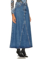 Ganni Denim Maxi Skirt