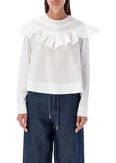 GANNI Frill blouse