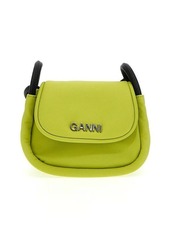 GANNI Knot mini flap over crossbody bag