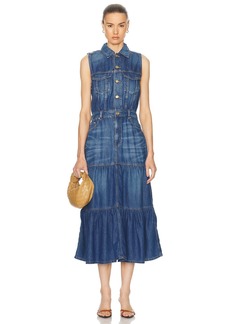 Ganni Long Denim Dress