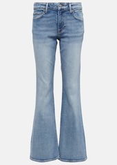 Ganni Mid-rise flared jeans