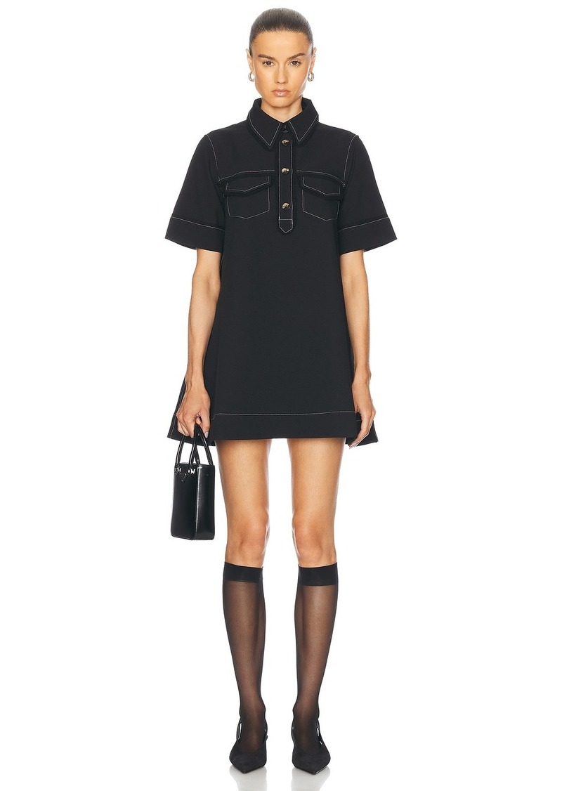 Ganni Mini Shirt Dress