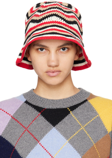 GANNI Multicolor Embroidered Bucket Hat