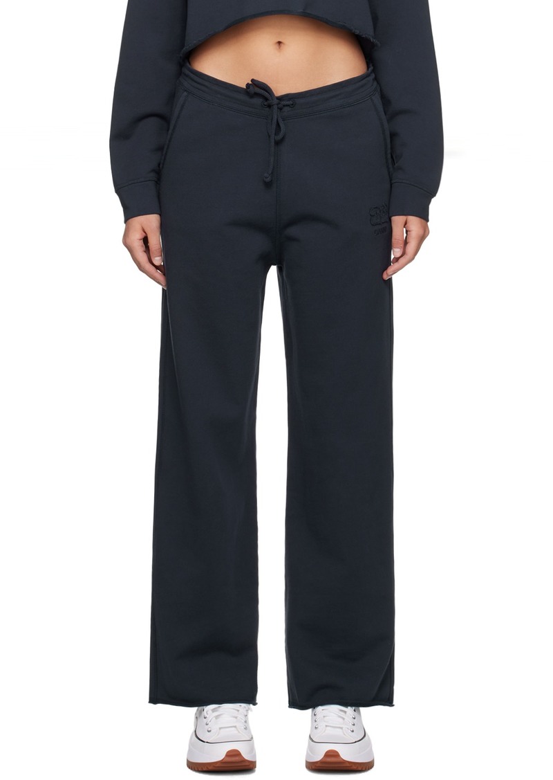 GANNI Navy Isoli Lounge Pants