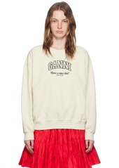 GANNI Off-White Isoli Sweatshirt