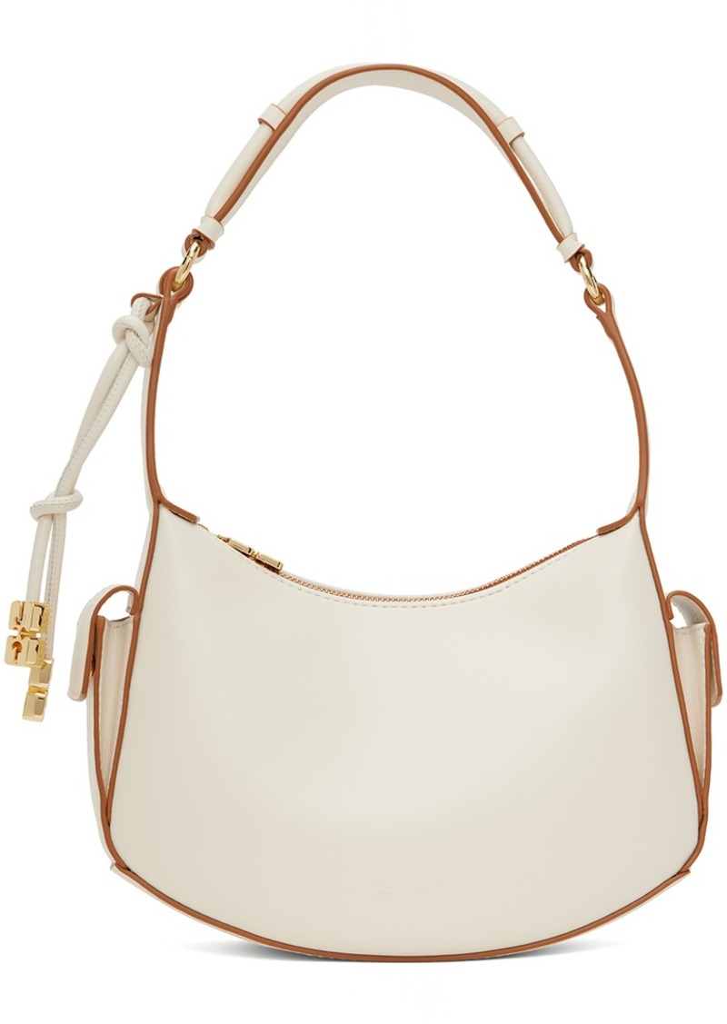 GANNI Off-White Swing Shoulder Bag