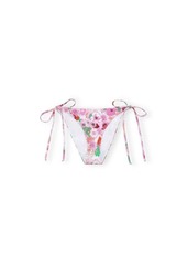 GANNI  PINK FLORAL BIKINI BOTTOM