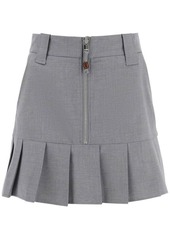 Ganni pleated mini skirt
