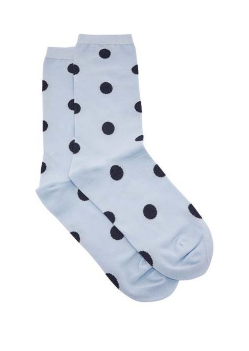 Ganni Polka-dot ankle socks