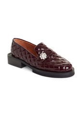 Ganni Quilted Patent Loafer (Women)