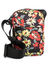 Ganni Recycled Polyester Festival Tech Mini Crossbody Bag in Meadow Black at Nordstrom Rack