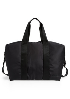 Ganni Recycled Tech Weekend Duffle Bag in Black at Nordstrom
