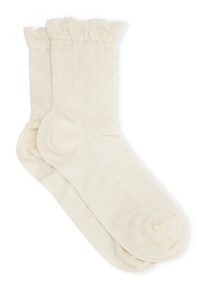 Ganni Short Ruffle Socks