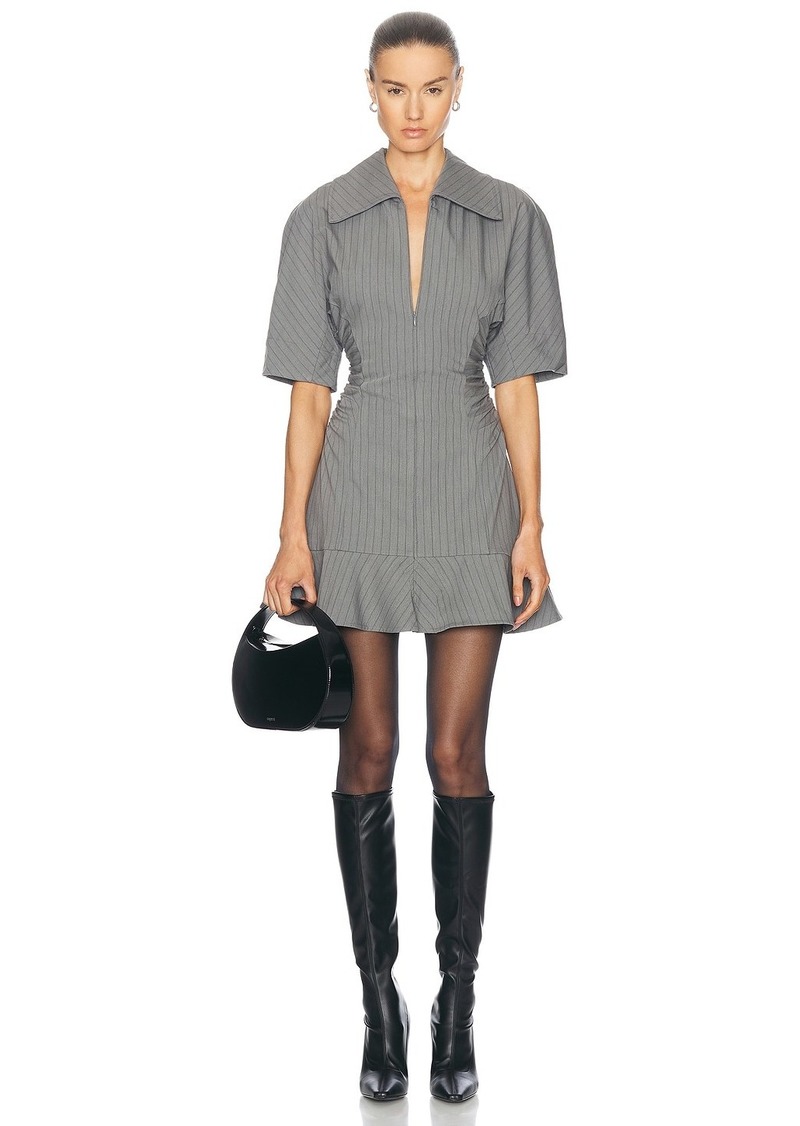 Ganni Short Sleeve Mini Dress