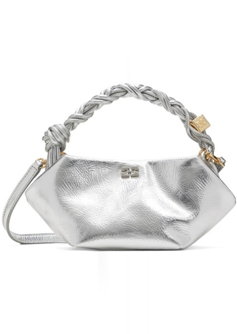 GANNI Silver Mini Bou Bag