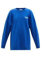Ganni Software organic cotton-blend jersey sweatshirt
