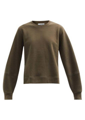 Ganni Software organic-cotton blend sweatshirt