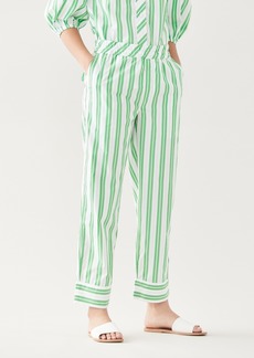 GANNI Stripe Cotton Pants