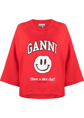 Ganni 'Have a nice day!' sweatshirt