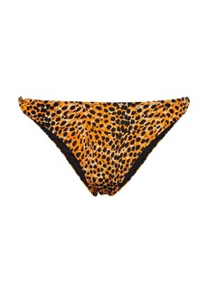 Ganni Leopard print bikini bottoms
