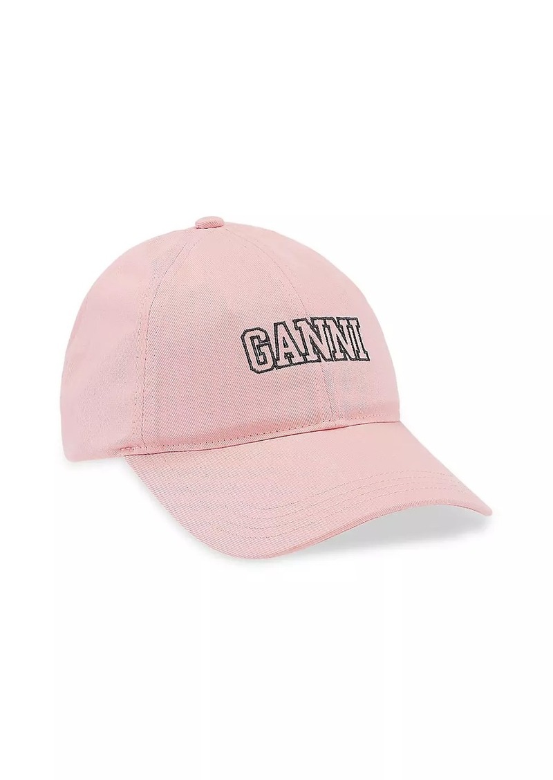 Ganni Logo Baseball Cap