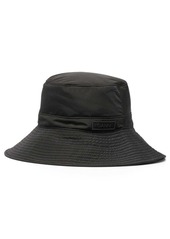 Ganni logo-patch bucket hat