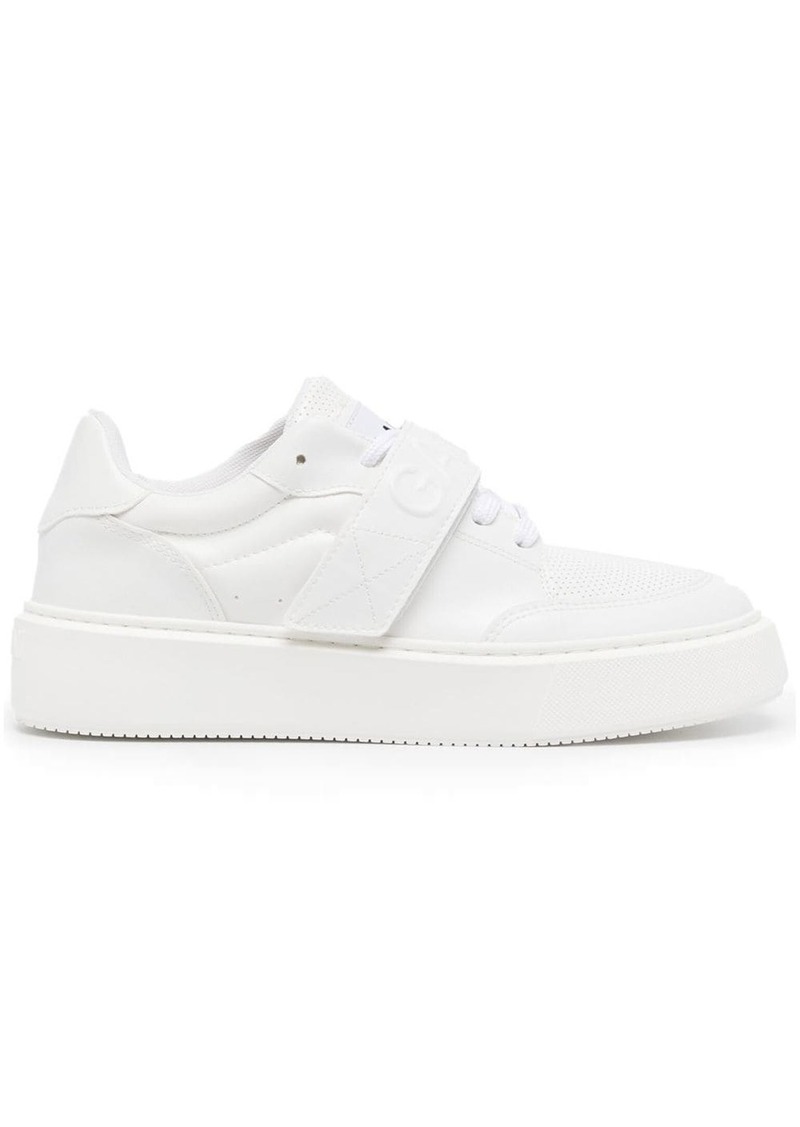 Ganni logo-patch low-top sneakers