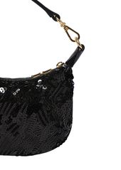 Ganni Mini Flat Butterfly Sequined Pouch