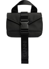 Ganni Mini Satchel Recycled Tech Shoulder Bag