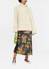 Ganni oversized cable-knit jumper