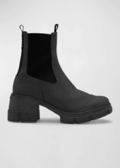 Ganni Recycled Rubber Chunky Chelsea Boots